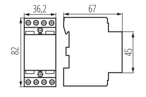 STYCZNIK MODUŁOWY KMC-25-31 25 A 400 V AC IDEAL STYCZNIK MODUŁOWY KMC-25-31 25 A 400 V AC IDEAL