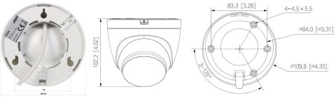 KAMERA IP T4A-PV-0280B Wi-Fi, Smart Dual Light Active Deterrence - 3.7 Mpx 2.8 mm DAHUA