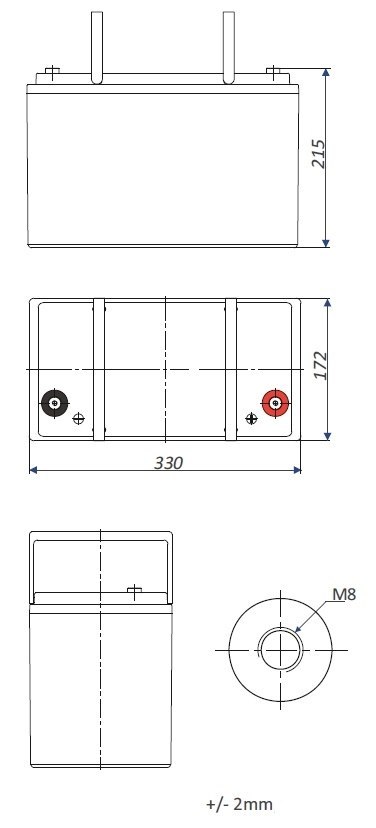 AKUMULATOR 12.8V/120AH/LIFEPO4-EP EUROPOWER AKUMULATOR 12.8V/120AH/LIFEPO4-EP EUROPOWER