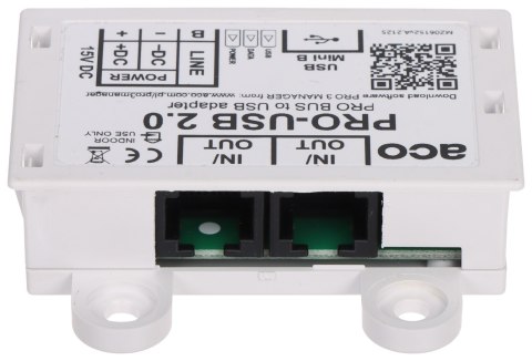 INTERFEJS PROGRAMOWANIA DOMOFONÓW PRO-USB/2.0 ACO