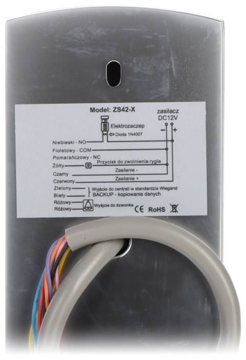 ZAMEK SZYFROWY ZS42-X Wi-Fi VIDOS ZAMEK SZYFROWY ZS42-X Wi-Fi VIDOS
