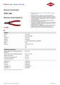 SZCZYPCE BOCZNE SUPER KNIPS XL 140MM KNIPEX