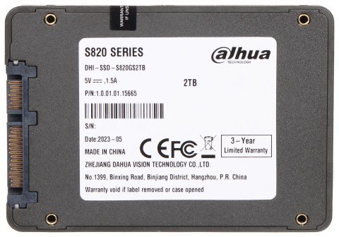 DYSK SSD SSD-S820GS2TB 2 TB 2.5 " DAHUA DYSK SSD SSD-S820GS2TB 2 TB 2.5 " DAHUA