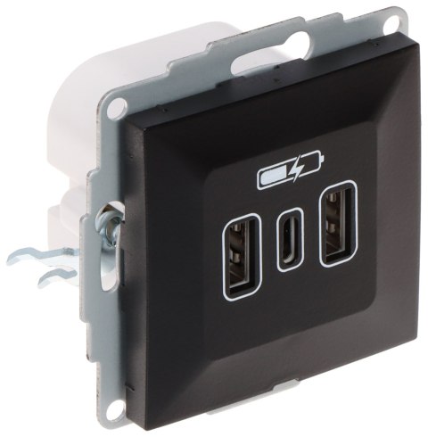 GNIAZDO ŁADOWANIA SANTRA/4108-19/EPN USB 5 V DC / 3.4 A Elektro-Plast GNIAZDO ŁADOWANIA SANTRA/4108-19/EPN USB 5 V DC / 3.4 A Elektro-Plast