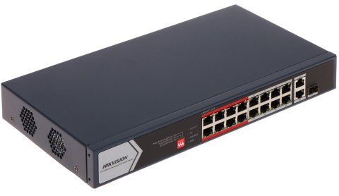 SWITCH POE DS-3E0318P-E/M(C) 16-PORTOWY SFP Hikvision SWITCH POE DS-3E0318P-E/M(C) 16-PORTOWY SFP Hikvision