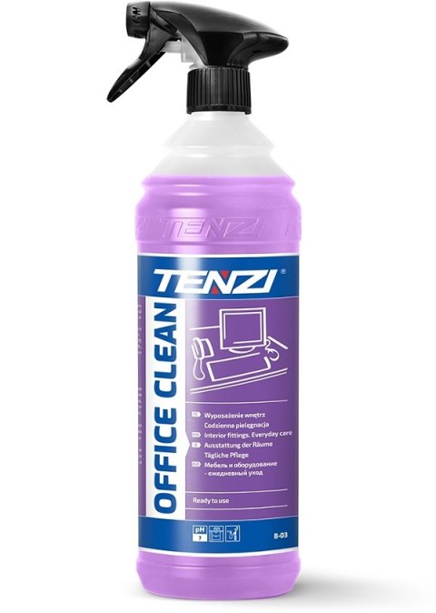 ŚRODEK DO MYCIA MEBLI I WYP. WNĘTRZ OFFICE CLEAN 1L TENZI ŚRODEK DO MYCIA MEBLI I WYP. WNĘTRZ OFFICE CLEAN 1L TENZI