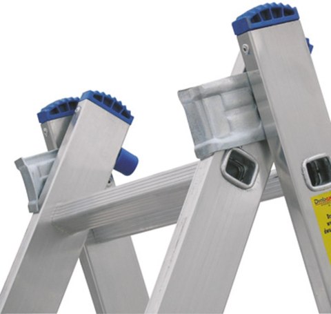 DRABINA ALUMINIOWA 2-ELEMENTOWA 309CM 7+7 SZCZEBLI DRABEX DRABINA ALUMINIOWA 2-ELEMENTOWA 309CM 7+7 SZCZEBLI DRABEX