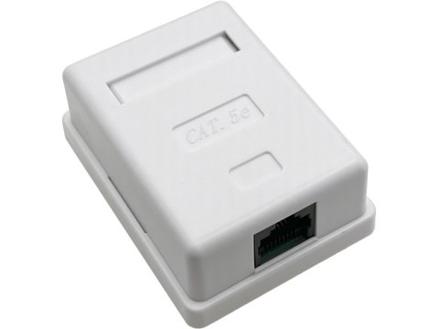 Gniazdo natynkowe UTP kat.5e 1xRJ45 ALANTEC