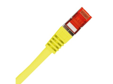 Patch-cord S/FTP kat.6A LSOH 2.0m żółty ALANTEC