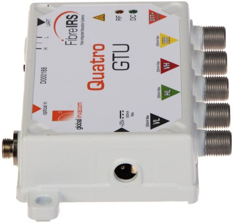 SATELITARNY ODBIORNIK OPTYCZNY GI-FIBRE-IRS-GTU/MKIII QUATRO SATELITARNY ODBIORNIK OPTYCZNY GI-FIBRE-IRS-GTU/MKIII QUATRO