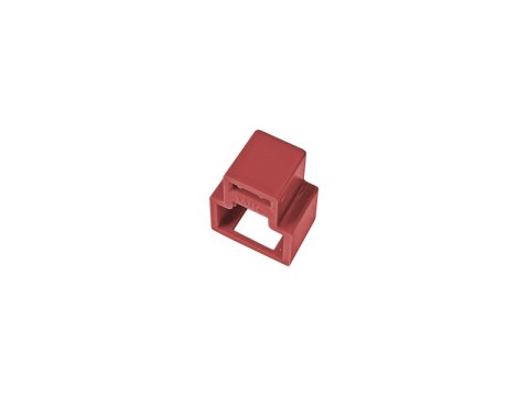 Blokada wtyku RJ45 przed nieautoryzowanym wypięciem, kolor czerwony (opakowanie 24 szt. + klucz) ALANTEC Blokada wtyku RJ45 przed nieautoryzowanym wypięciem, kolor czerwony (opakowanie 24 szt. + klucz) ALANTEC