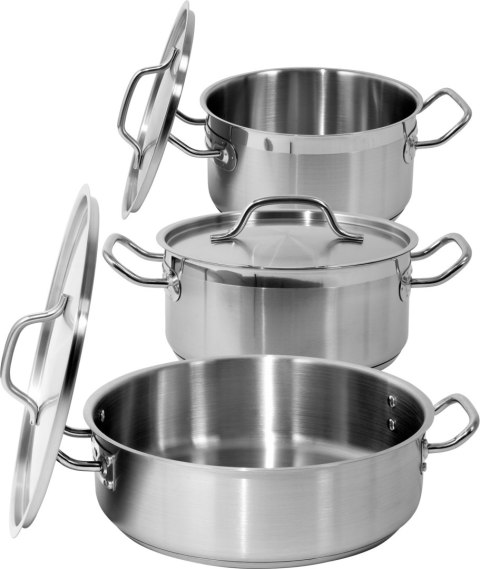 GARNEK NISKI Z POKRYWKĄ ZE STALI NIERDZEWNEJ 20X10,5 CM 3,3L YATO GASTRO GARNEK NISKI Z POKRYWKĄ ZE STALI NIERDZEWNEJ 20X10,5 CM 3,3L YATO GASTRO