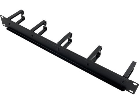 Organizator kabli 1U 19" 5 plastikowych uchwytów, czarny ALANTEC Organizator kabli 1U 19" 5 plastikowych uchwytów, czarny ALANTEC