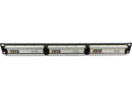 Patch panel 1U/19 cali UTP nieekranowany 24 porty kat. 6 złącza LSA Q-LANTEC