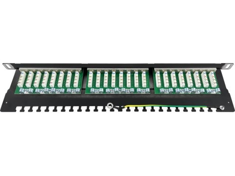 Patch panel OPTIMUM STP kat.6 24 porty 0.5U ALANTEC Patch panel OPTIMUM STP kat.6 24 porty 0.5U ALANTEC