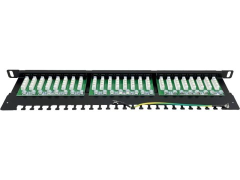 Patch panel OPTIMUM UTP kat.5e 24 porty LSA 0.5U ALANTEC Patch panel OPTIMUM UTP kat.5e 24 porty LSA 0.5U ALANTEC