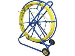 Pilot do przeciągania kabli z włókna szklanego FRP Ø8mm, 150m z kółkami Q-LANTEC