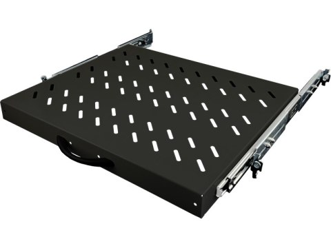Półka wysuwana 19" 1U głęb. 570mm, kolor czarny, 4 punkty mocowania ALANTEC Półka wysuwana 19" 1U głęb. 570mm, kolor czarny, 4 punkty mocowania ALANTEC