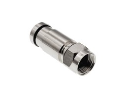Złącze F kompresyjne RG6, średnica tulei wewnętrznej 4.55 mm (±0,1) ALANTEC