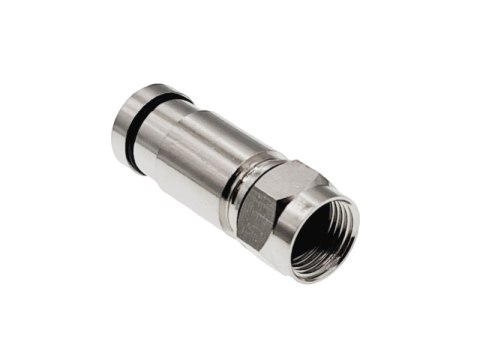 Złącze F kompresyjne RG6, średnica tulei wewnętrznej 4.80 mm (±0,1) ALANTEC Złącze F kompresyjne RG6, średnica tulei wewnętrznej 4.80 mm (±0,1) ALANTEC