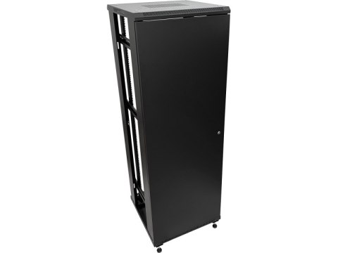 Szafa 36U 600x800, drzwi przednie szklane, osłona tylna metalowa pełna, zamek, 4 belki nośne, 4 regulowane stopki, do samodzieln Szafa 36U 600x800, drzwi przednie szklane, osłona tylna metalowa pełna, zamek, 4 belki nośne, 4 regulowane stopki, do samodzieln