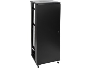 Szafa teleinformatyczna 19" 42U 800x800, drzwi przednie szklane, drzwi tylne stalowe pełne, zamek, 4 belki nośne, 4 regulowane s