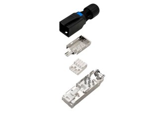 Wtyk RJ45 STP kat.6A 10G POE+, MPTL, beznarzędziowy na "gruby" drut 22-24 AWG ALANTEC