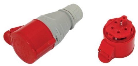 GNIAZDO IZOLACYJNE PRZENOŚNE 16A 400V CZERWONE 3P+Z IP44 TAREL GNIAZDO IZOLACYJNE PRZENOŚNE 16A 400V CZERWONE 3P+Z IP44 TAREL