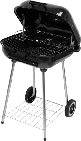 GRILL WĘGLOWY Z WĘDZARNIĄ, RUSZT 45*40CM LUND