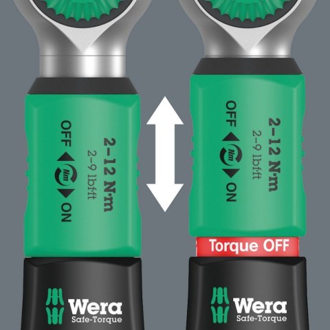 KLUCZ DYNAMOMETRYCZNY SAFE-TORQUE 1/4'', 2-12NM, 20CZ WERA KLUCZ DYNAMOMETRYCZNY SAFE-TORQUE 1/4'', 2-12NM, 20CZ WERA