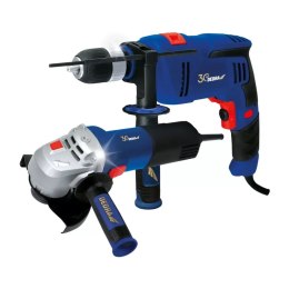 ZESATW NARZĘDZI WIERTARKA 900W+SZLIFIERKA KĄTOWA 125MM 950W DEDRA