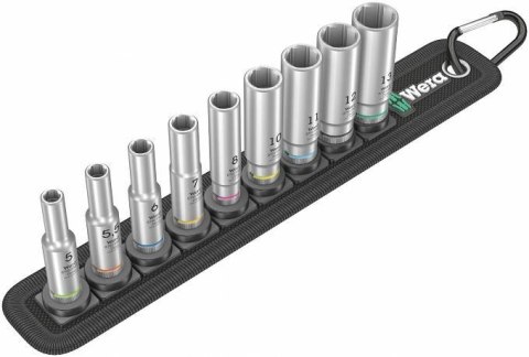 ZESTAW NASADEK UDAROWYCH DŁUGICH 1/4'' 5-13MM, 9CZ. WERA ZESTAW NASADEK UDAROWYCH DŁUGICH 1/4'' 5-13MM, 9CZ. WERA