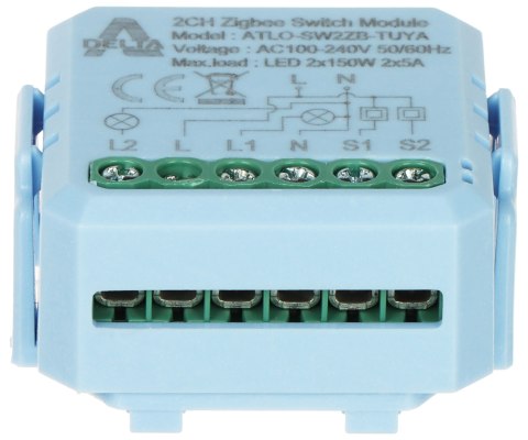 INTELIGENTNY PRZEŁĄCZNIK ATLO-SW2ZB-TUYA ZigBee, Tuya Smart INTELIGENTNY PRZEŁĄCZNIK ATLO-SW2ZB-TUYA ZigBee, Tuya Smart