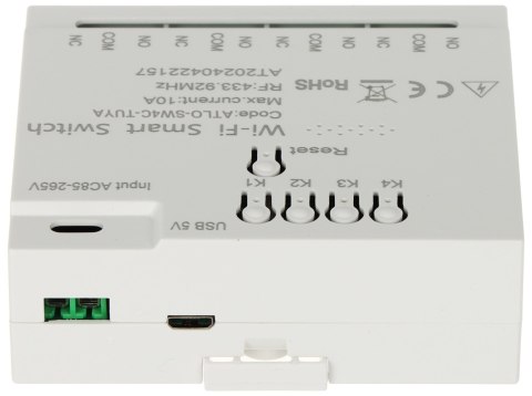 INTELIGENTNY PRZEŁĄCZNIK ATLO-SW4C-TUYA Wi-Fi, Tuya Smart INTELIGENTNY PRZEŁĄCZNIK ATLO-SW4C-TUYA Wi-Fi, Tuya Smart