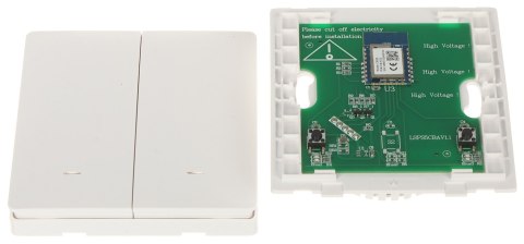 PODWÓJNY INTELIGENTNY PRZEŁĄCZNIK ŚWIATŁA ATLO-WB2/K-TUYA Wi-Fi, Tuya Smart PODWÓJNY INTELIGENTNY PRZEŁĄCZNIK ŚWIATŁA ATLO-WB2/K-TUYA Wi-Fi, Tuya Smart