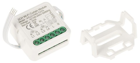 PODWÓJNY INTELIGENTNY STEROWNIK ROLET ATLO-CW2-TUYA Wi-Fi, Tuya Smart PODWÓJNY INTELIGENTNY STEROWNIK ROLET ATLO-CW2-TUYA Wi-Fi, Tuya Smart