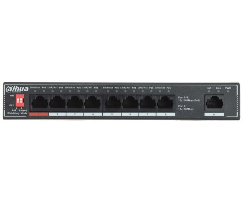 SWITCH POE SF1009P 8-PORTOWY DAHUA