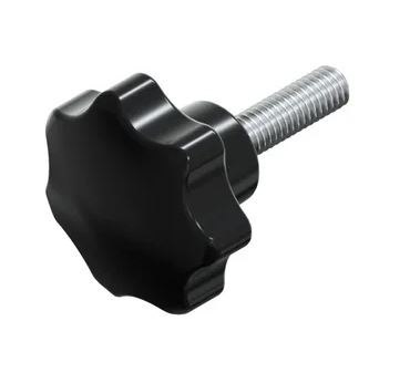 UCHWYT BAKELITOWY Z TRZPIENIEM CZARNY M12*30MM HSI UCHWYT BAKELITOWY Z TRZPIENIEM CZARNY M12*30MM HSI
