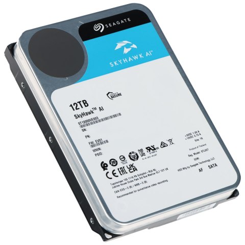 DYSK DO REJESTRATORA HDD-ST12000VE003 12TB 24/7 SkyHawk AI SEAGATE DYSK DO REJESTRATORA HDD-ST12000VE003 12TB 24/7 SkyHawk AI SEAGATE