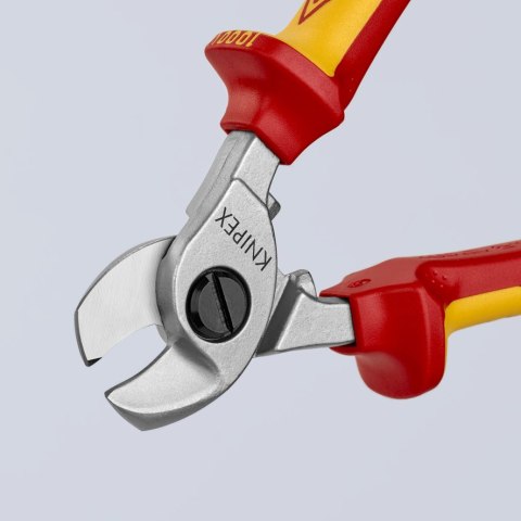 NOŻYCE DO KABLI IZOLOWANE 1000V 165MM KNIPEX NOŻYCE DO KABLI IZOLOWANE 1000V 165MM KNIPEX