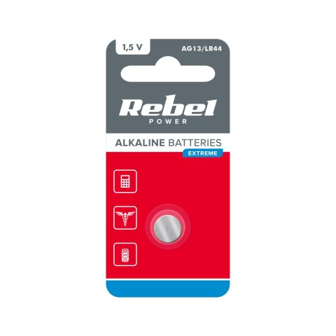 Bateria REBEL EXTREME AG13 1szt/blist. Bateria REBEL EXTREME AG13 1szt/blist.