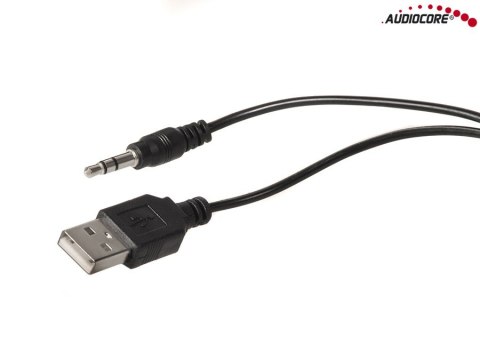AC870 B 43398 Głośniki komputerowe 6W USB Silver&Black AC870 B 43398 Głośniki komputerowe 6W USB Silver&Black