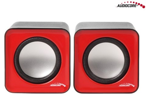 AC870 R 43397 Głośniki komputerowe 6W USB Red&Black AC870 R 43397 Głośniki komputerowe 6W USB Red&Black