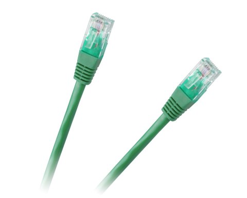 Patchcord kabel UTP 8c wtyk-wtyk 1,5m CCA zielony cat.6e Patchcord kabel UTP 8c wtyk-wtyk 1,5m CCA zielony cat.6e