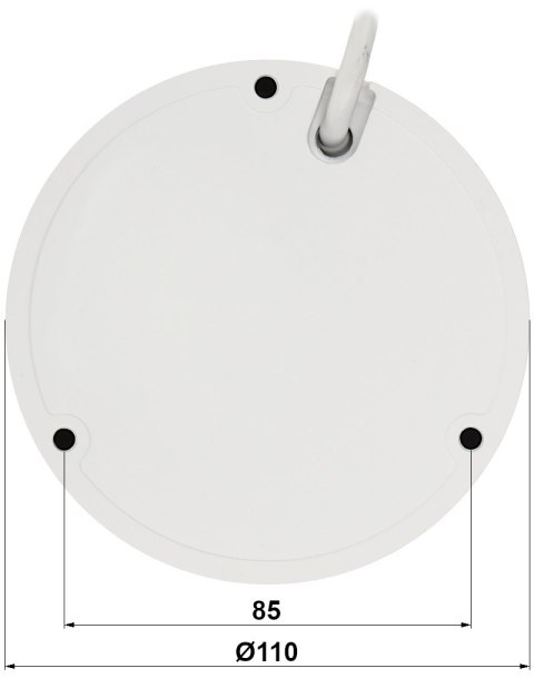 KAMERA WANDALOODPORNA IP IPC-HDBW2541E-S-0280B-S2 WizSense - 5 Mpx 2.8 mm DAHUA