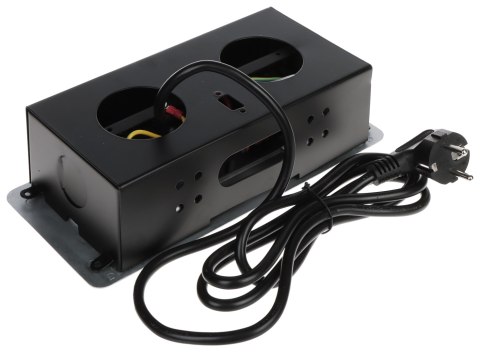 LISTWA ZASILAJĄCA MEBLOWA FPS-2S2U/CABLE (2 GNIAZDA + 2 USB)