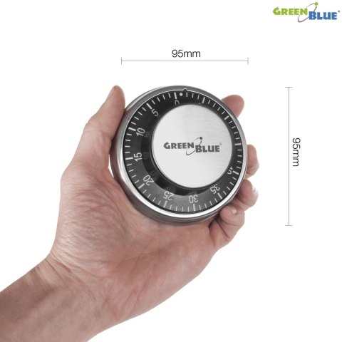 GB152 51348 Mechaniczny timer stoper minutnik magnetyczny GB152 51348 Mechaniczny timer stoper minutnik magnetyczny