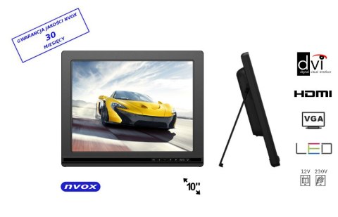 Monitor LCD 10cali cali LED HDMI DVI VGA AV 12V 230V... (NVOX FA1000) Monitor LCD 10cali cali LED HDMI DVI VGA AV 12V 230V... (NVOX FA1000)