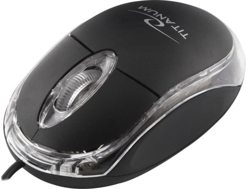 TM102K Mysz przewodowa 3D optyczna USB Raptor czarna Titanum TM102K Mysz przewodowa 3D optyczna USB Raptor czarna Titanum