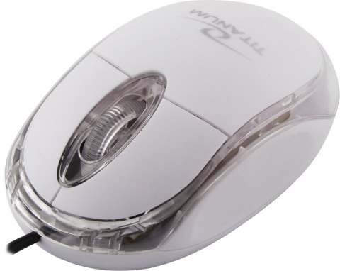 TM102W Mysz przewodowa 3D optyczna USB Raptor biała Titanum TM102W Mysz przewodowa 3D optyczna USB Raptor biała Titanum